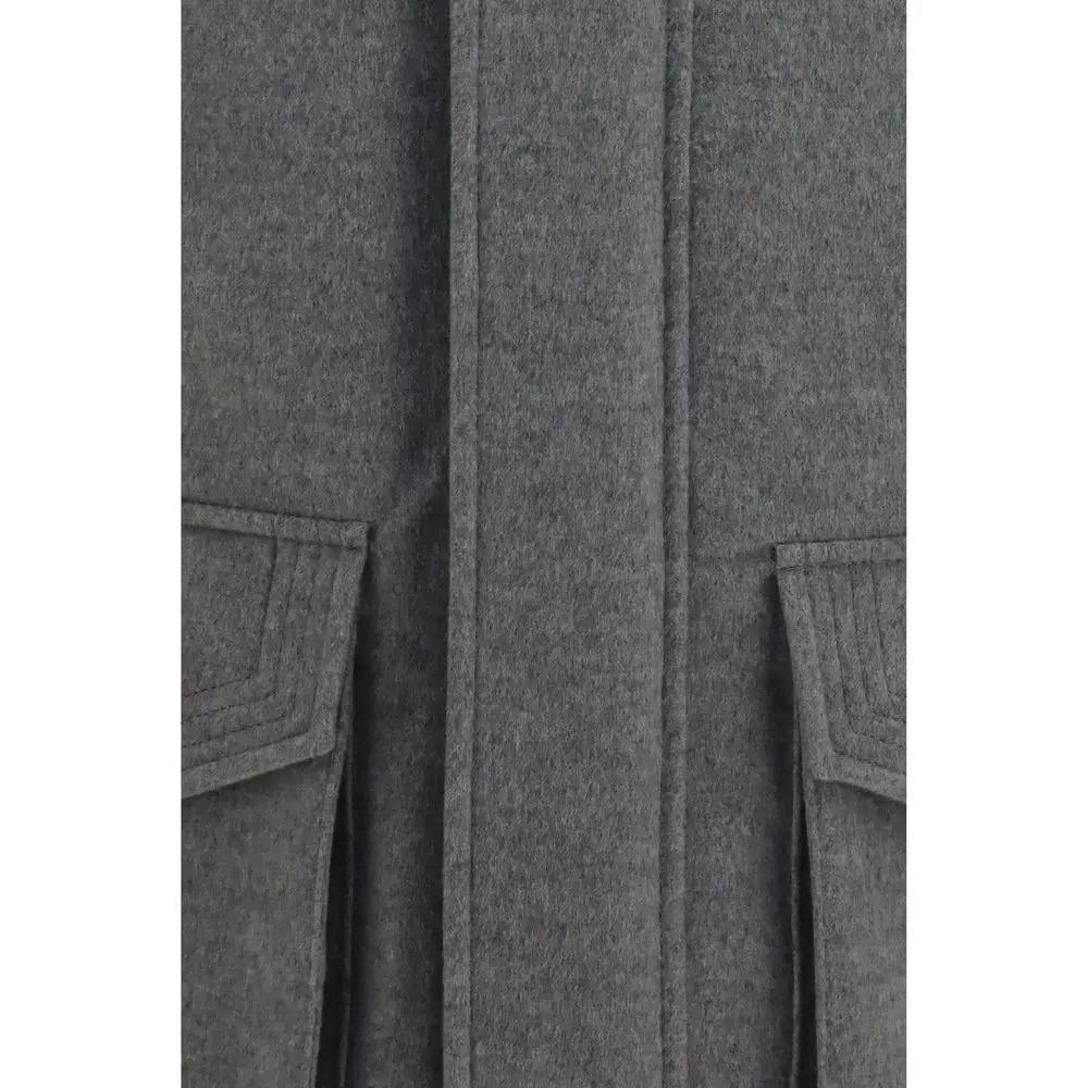 Brunello Cucinelli Sample Sale | Brunello Cucinelli Gray Cashmere Full-Length Jacket - | Designer outlet