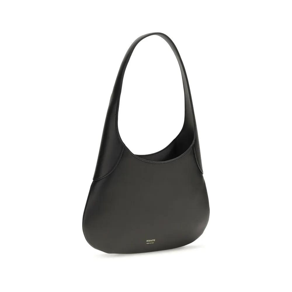 Khaite Sample Sale | Khaite Black Calf Leather Bos Taurus Handbag - | Designer outlet