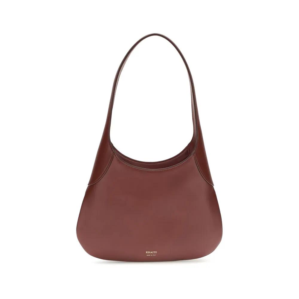 Khaite Sample Sale | Khaite Bordeaux Calf Leather Bos Taurus Handbag - | Designer outlet