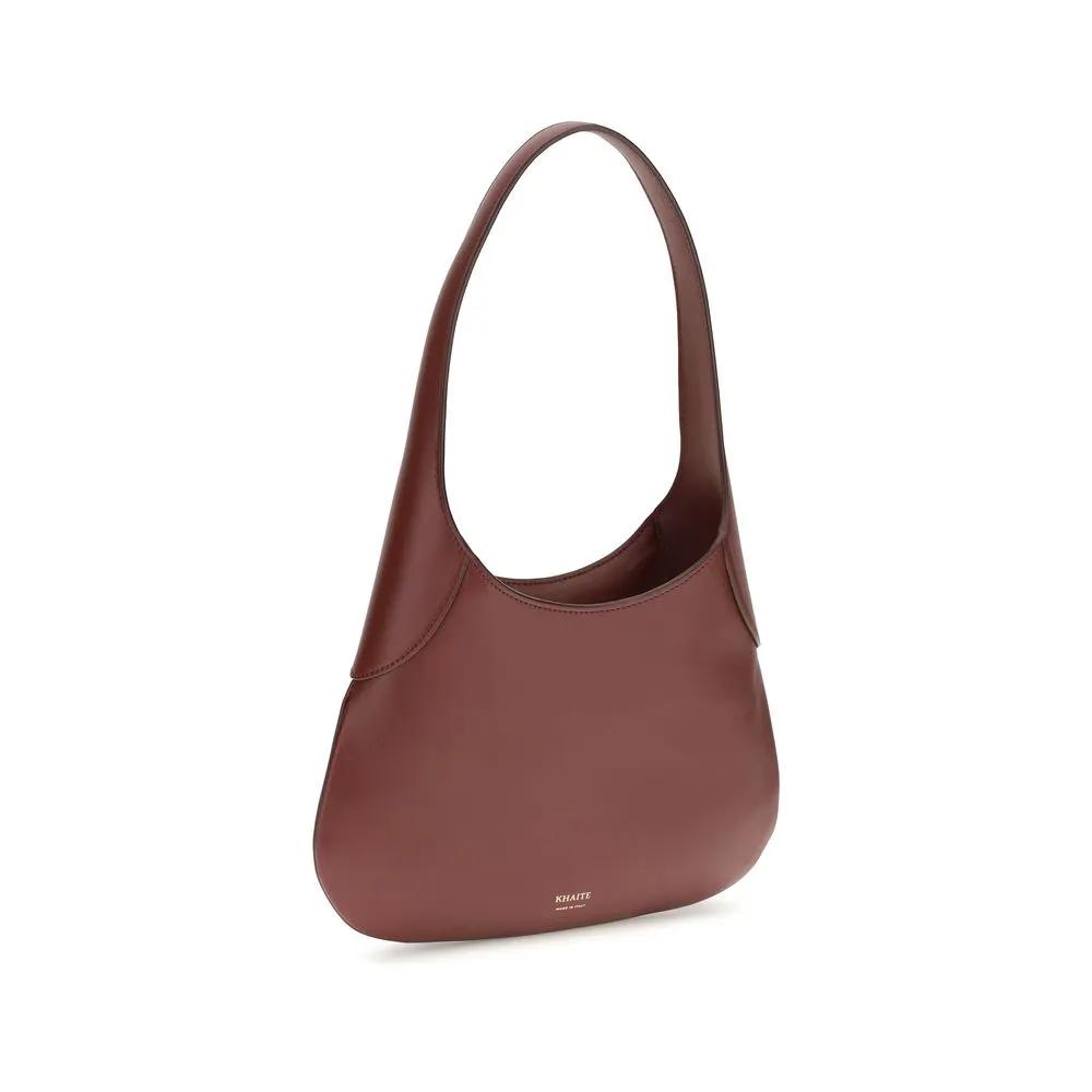 Khaite Sample Sale | Khaite Bordeaux Calf Leather Bos Taurus Handbag - | Designer outlet