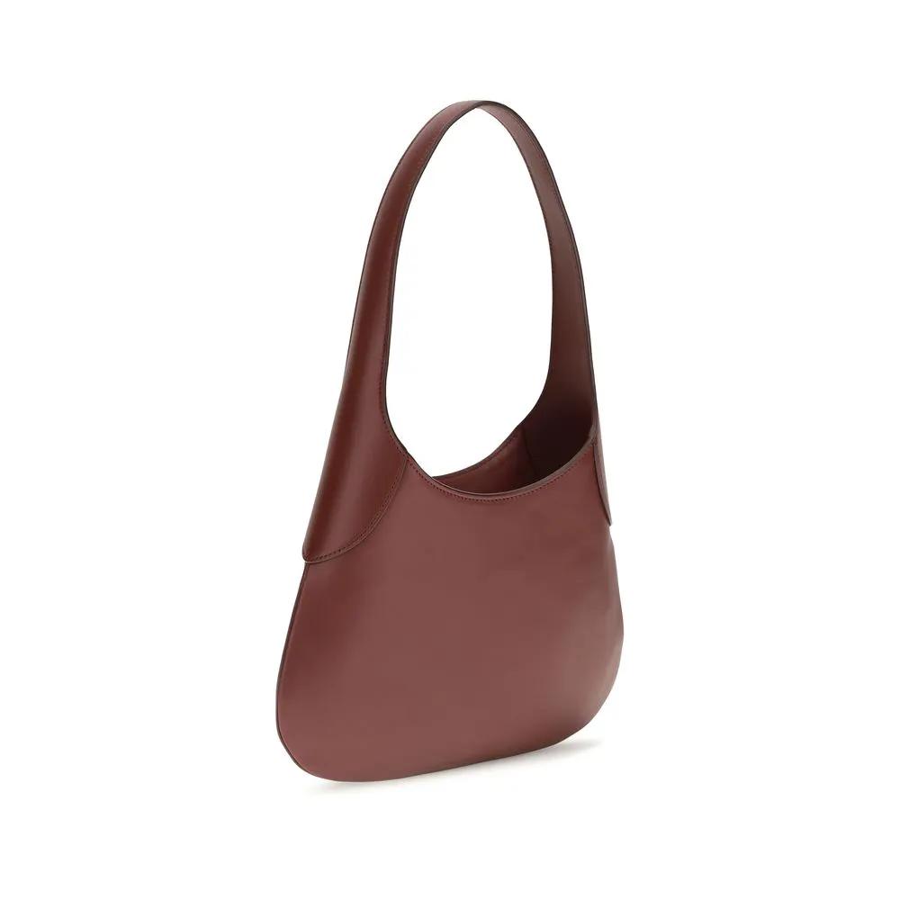 Khaite Sample Sale | Khaite Bordeaux Calf Leather Bos Taurus Handbag - | Designer outlet