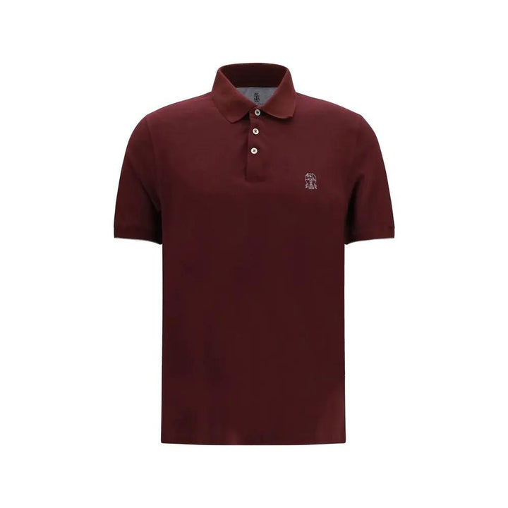 Brunello Cucinelli Sample Sale | Brunello Cucinelli Bordeaux Cotton Shirt - | Designer outlet