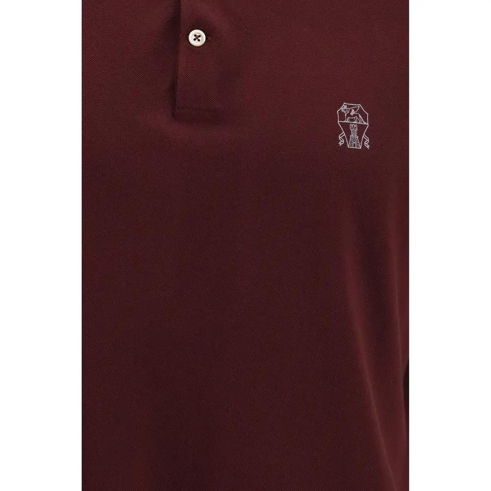 Brunello Cucinelli Sample Sale | Brunello Cucinelli Bordeaux Cotton Shirt - | Designer outlet