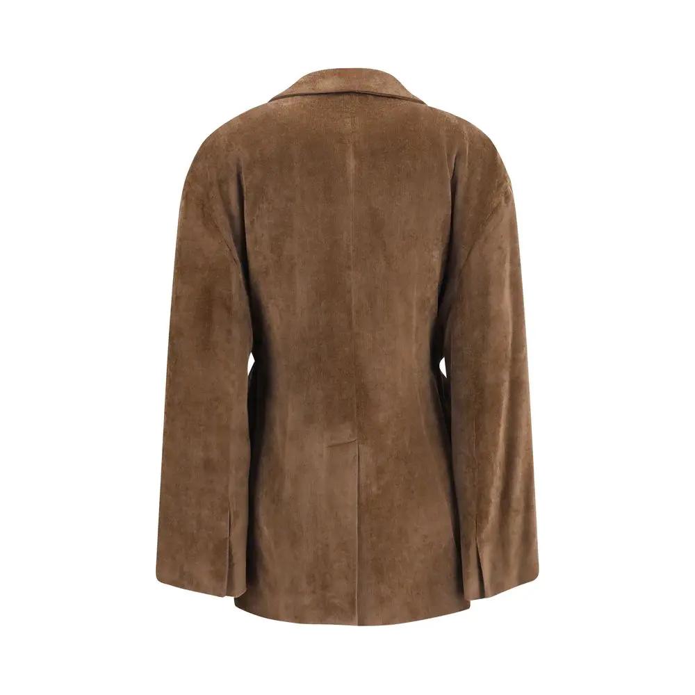 Brunello Cucinelli Sample Sale | Brunello Cucinelli Brown Viscose Full-Length Jacket - | Designer outlet