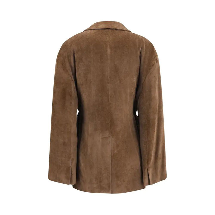 Brunello Cucinelli Sample Sale | Brunello Cucinelli Brown Viscose Full-Length Jacket - | Designer outlet