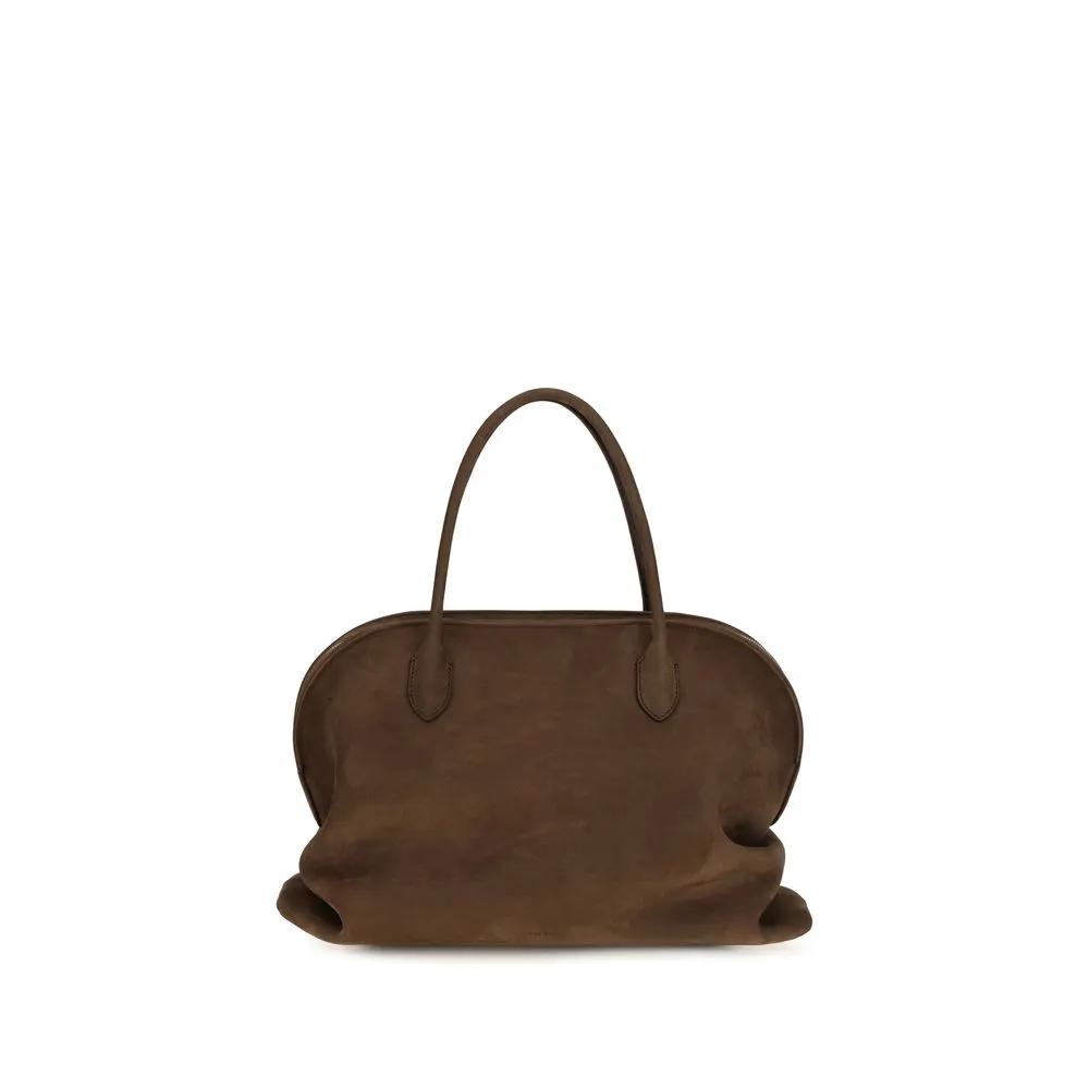 The Row Sample Sale | The Row Brown Calf Leather Bos Taurus Shoulder Bag - | Designer outlet