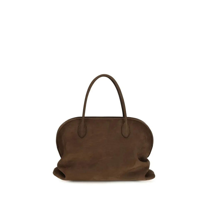 The Row Sample Sale | The Row Brown Calf Leather Bos Taurus Shoulder Bag - | Designer outlet