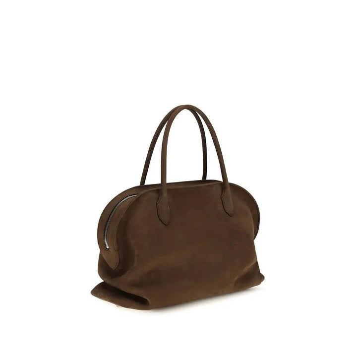 The Row Sample Sale | The Row Brown Calf Leather Bos Taurus Shoulder Bag - | Designer outlet