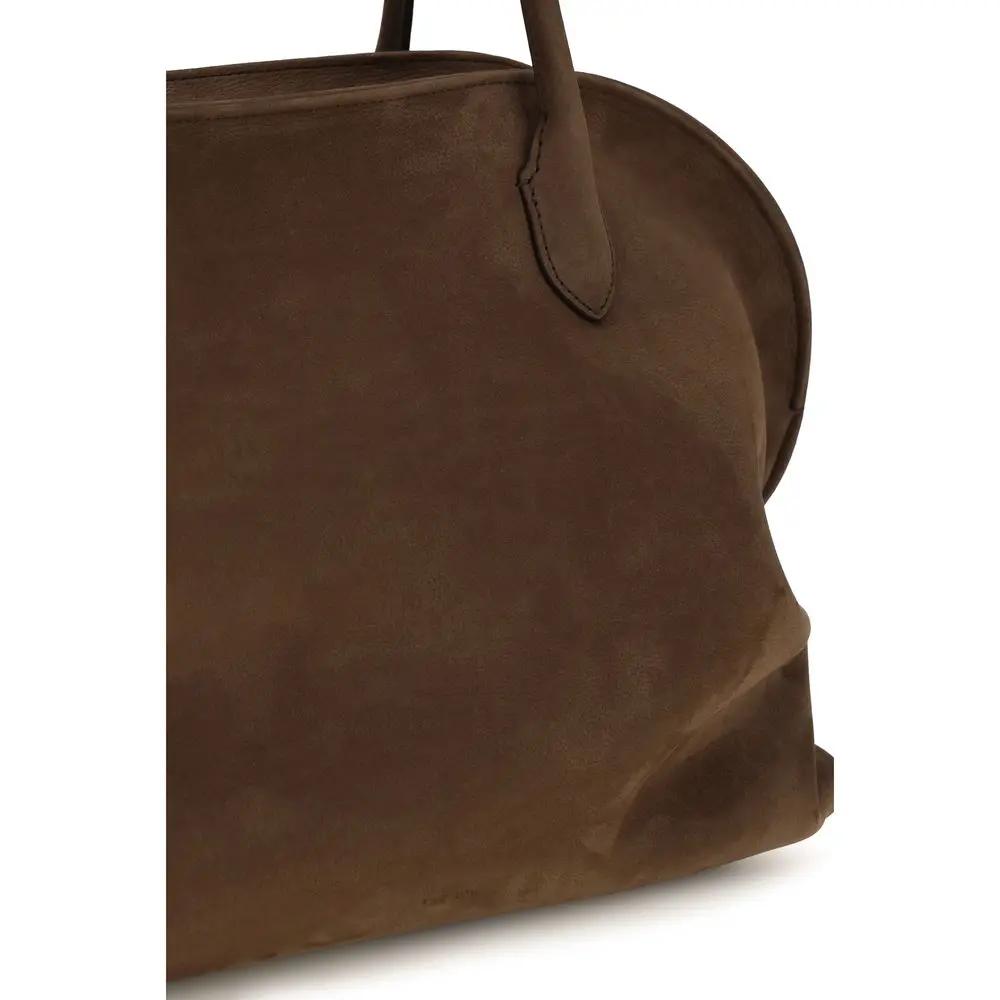 The Row Sample Sale | The Row Brown Calf Leather Bos Taurus Shoulder Bag - | Designer outlet