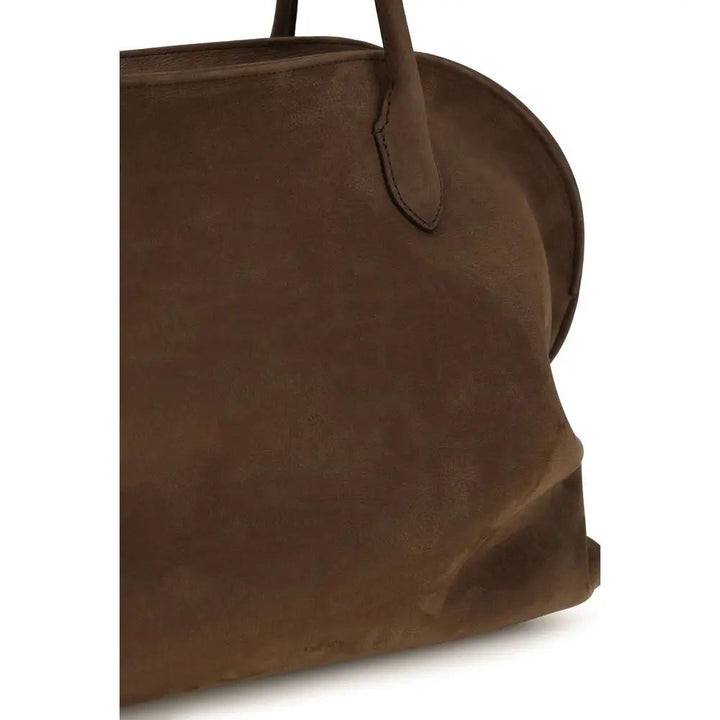 The Row Sample Sale | The Row Brown Calf Leather Bos Taurus Shoulder Bag - | Designer outlet