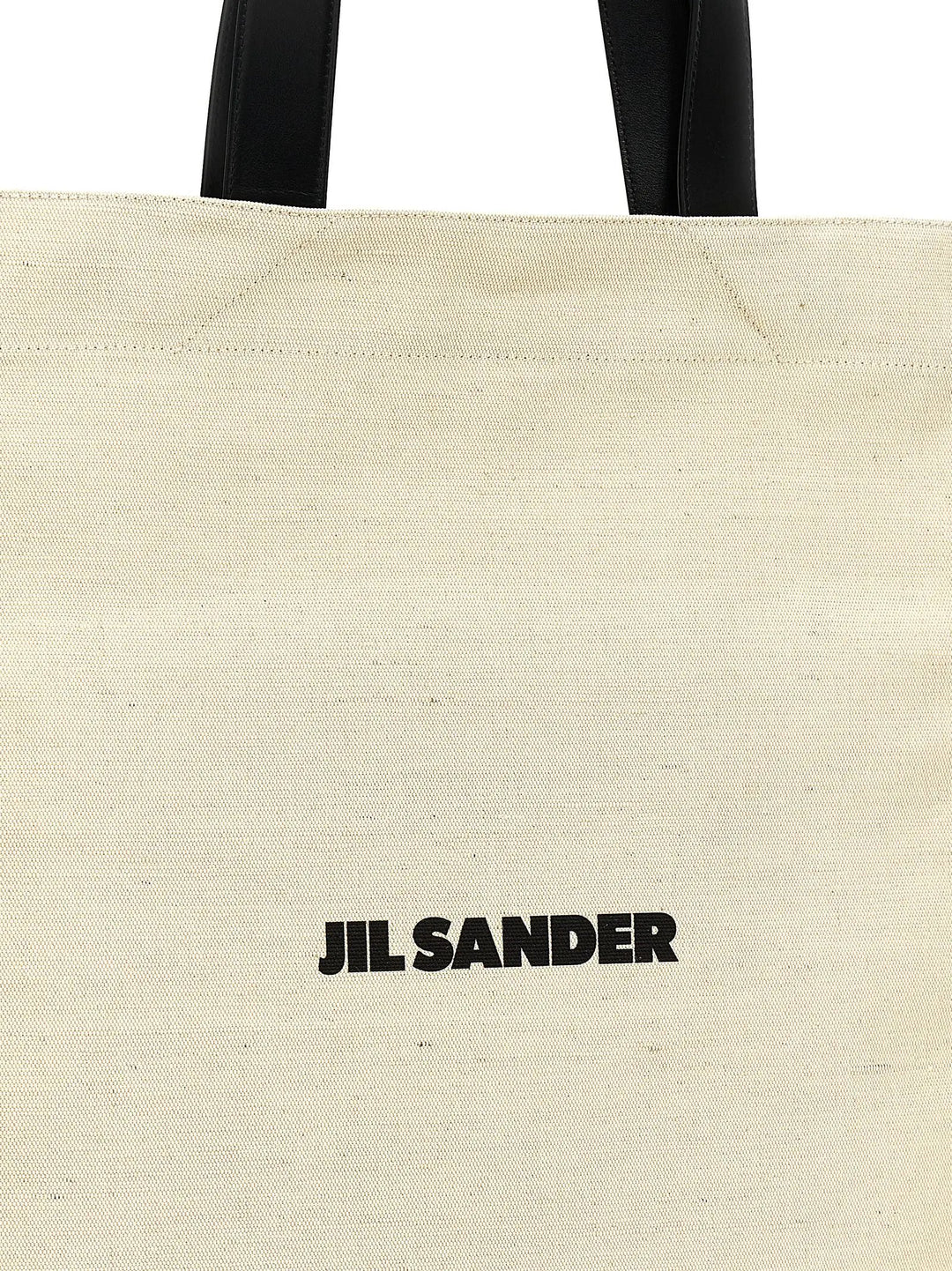Jil Sander Bicolor Jute Tote Bag