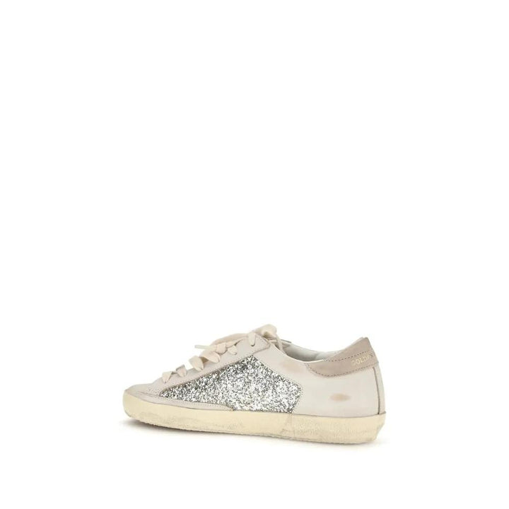 Golden Goose Sample Sale | Golden Goose Beige Calf Leather Bos Taurus Sneakers - | Designer outlet