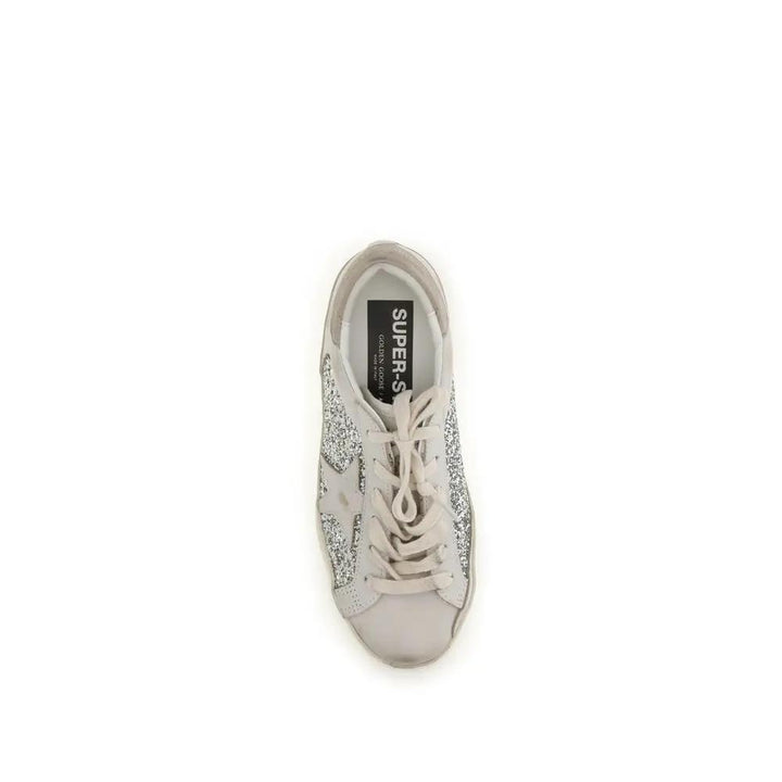 Golden Goose Sample Sale | Golden Goose Beige Calf Leather Bos Taurus Sneakers - | Designer outlet