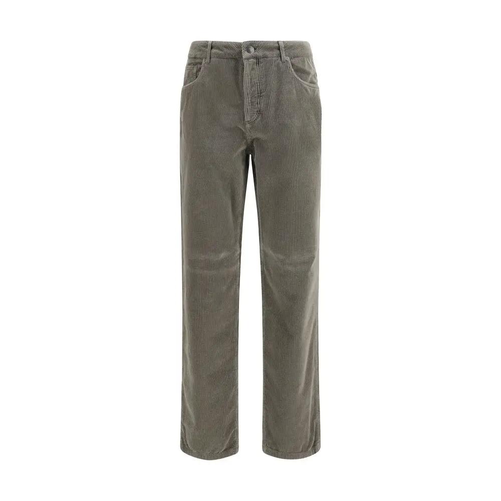 Brunello Cucinelli Sample Sale | Brunello Cucinelli Bicolor Cotton Casual Pants - | Designer outlet