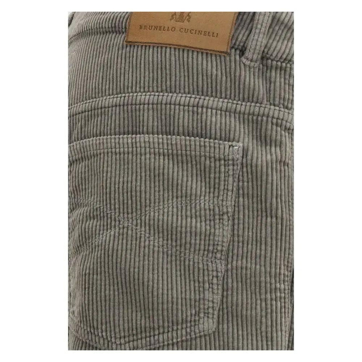 Brunello Cucinelli Sample Sale | Brunello Cucinelli Bicolor Cotton Casual Pants - | Designer outlet