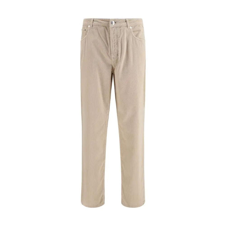 Brunello Cucinelli Sample Sale | Brunello Cucinelli Beige Cotton Casual Pants - | Designer outlet