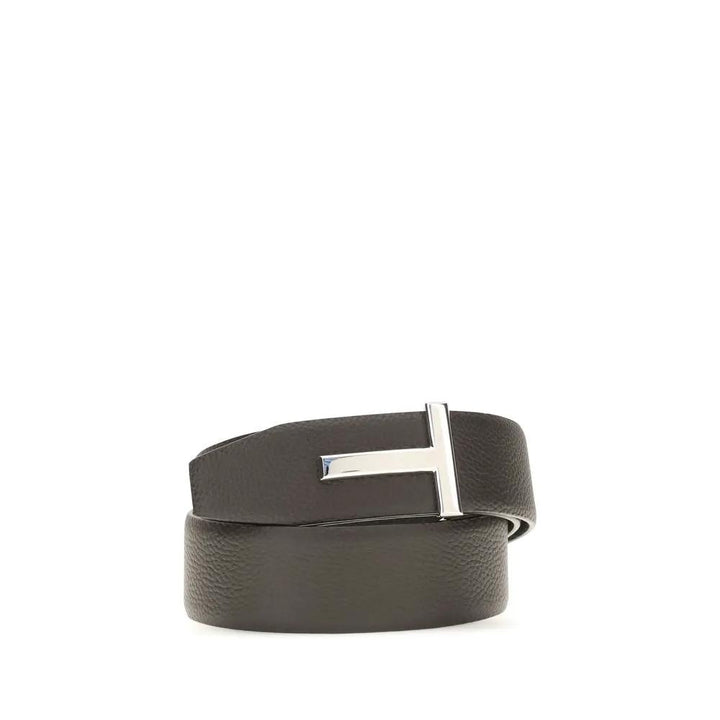 Tom Ford Sample Sale | Tom Ford Brown Calf Leather Bos Taurus Belt - | Designer outlet