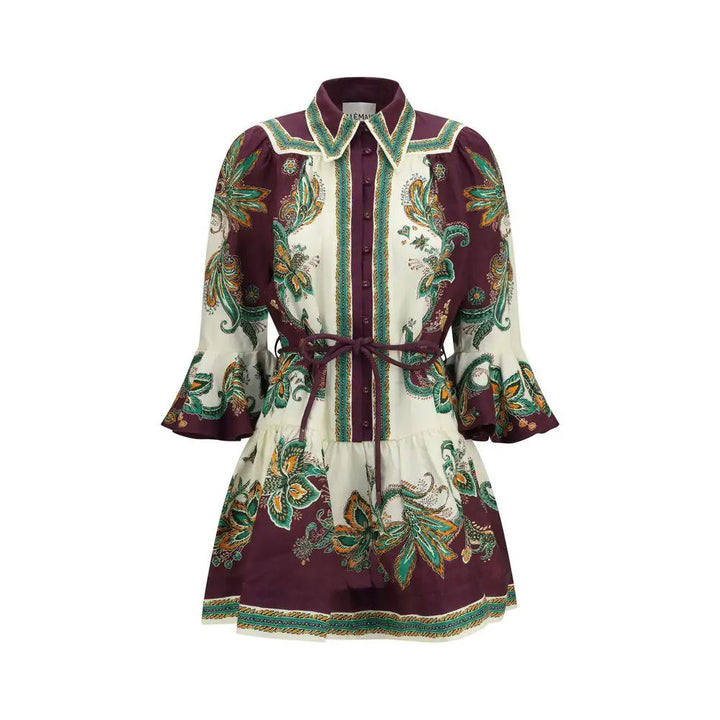Alemais Sample Sale | Alemais Multicolor Linen Casual Dress - | Designer outlet