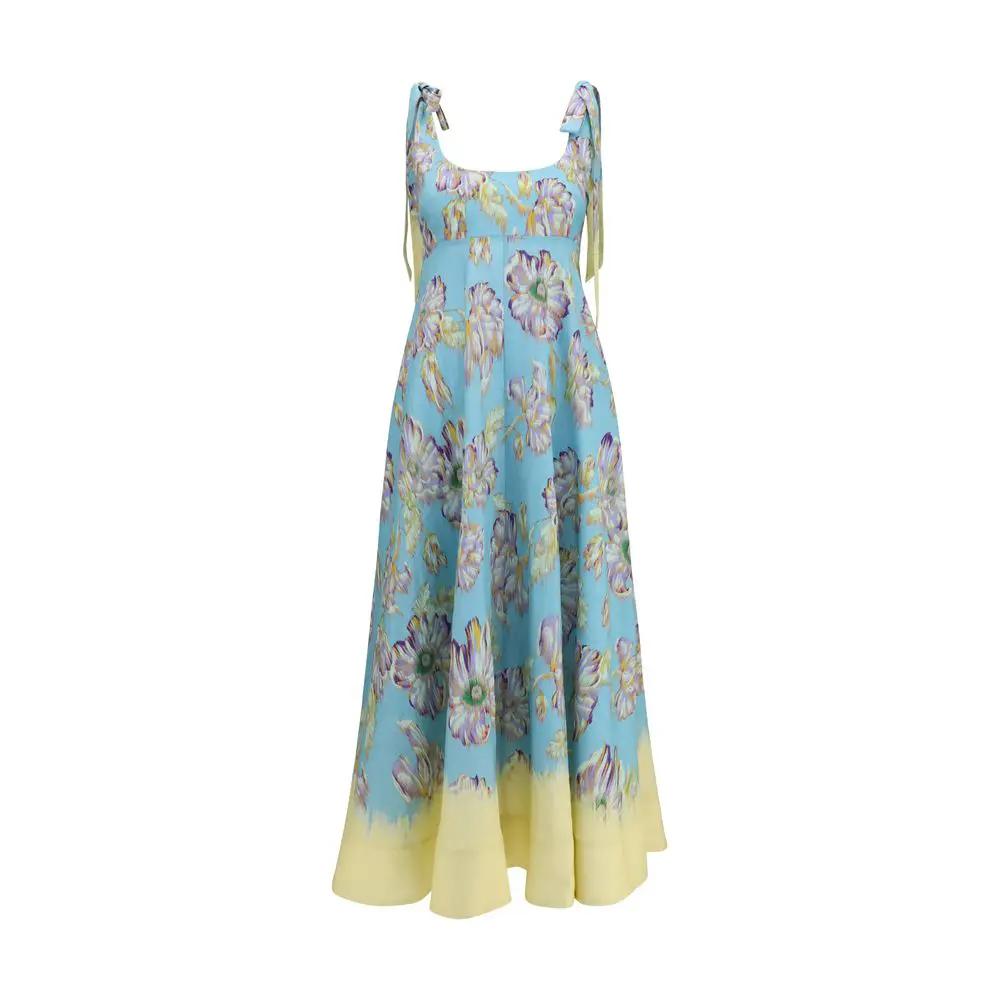 Alemais Sample Sale | Alemais Multicolor Linen Casual Dress - | Designer outlet