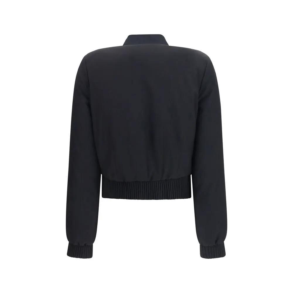 Alexander McQueen Sample Sale | Alexander McQueen Black Polyester Bomber - | Designer outlet