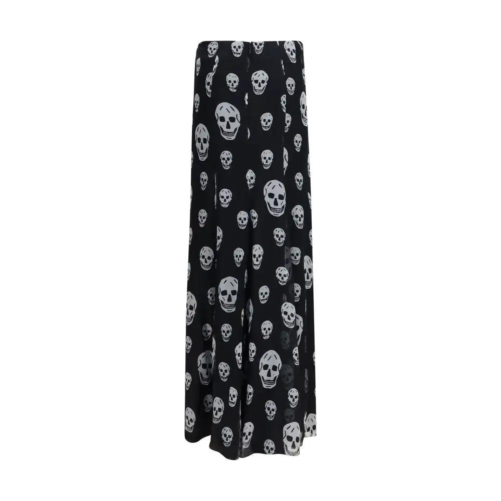 Alexander McQueen Sample Sale | Alexander McQueen Black Silk Long Skirt - | Designer outlet