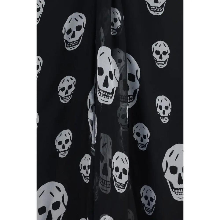 Alexander McQueen Sample Sale | Alexander McQueen Black Silk Long Skirt - | Designer outlet