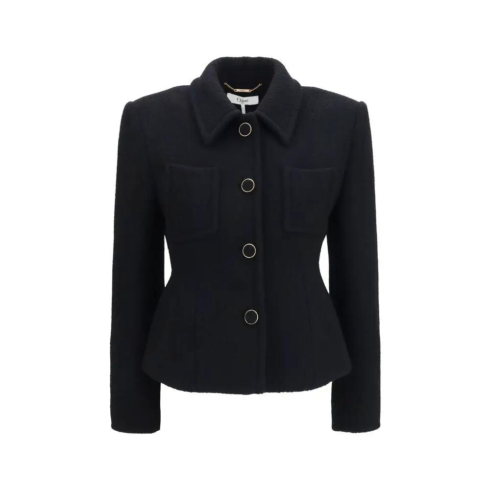 Chloé Sample Sale | Chloé Black Wool Oves Aries Blazer - | Designer outlet