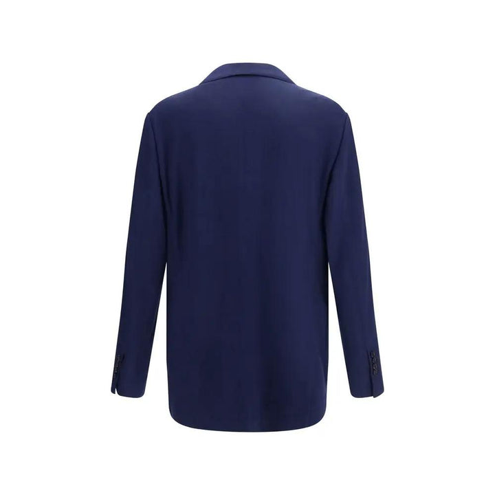 Brunello Cucinelli Sample Sale | Brunello Cucinelli Blue Cashmere Full-Length Jacket - | Designer outlet