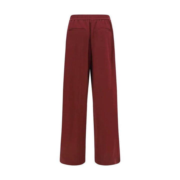 Brunello Cucinelli Sample Sale | Brunello Cucinelli Bordeaux Cotton Athletic Pants - | Designer outlet