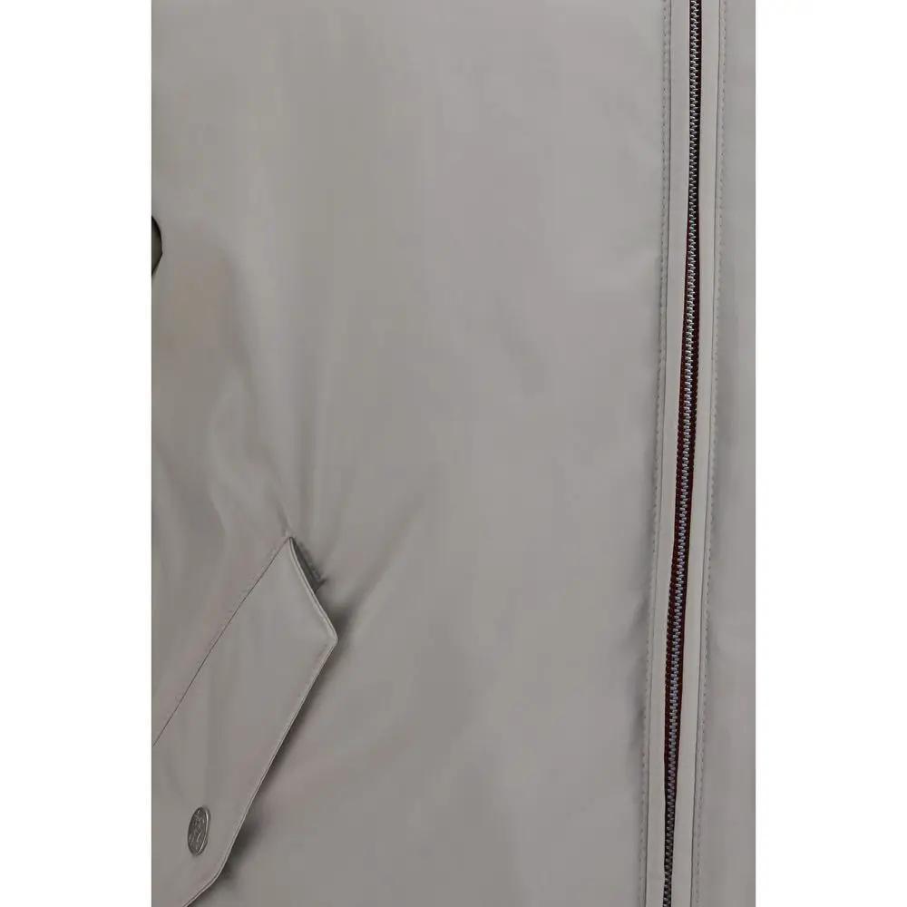 Brunello Cucinelli Sample Sale | Brunello Cucinelli Gray Polyester Shell Jacket - | Designer outlet