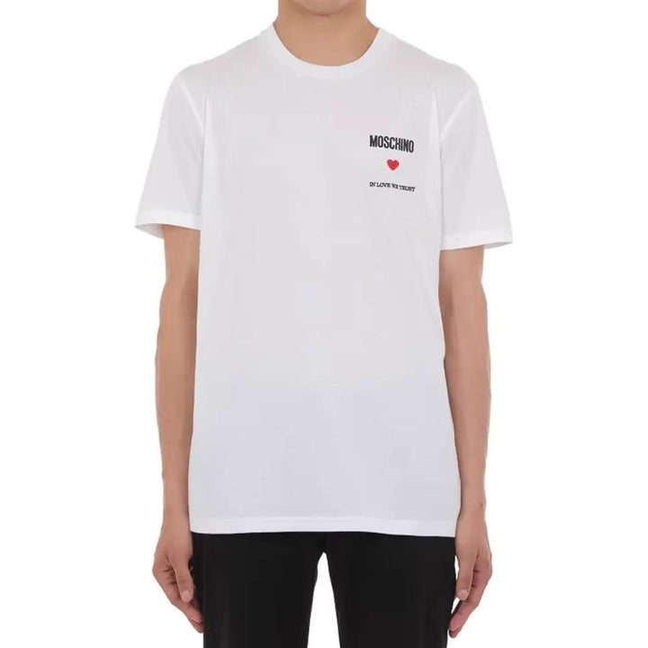 Moschino Couture Sample Sale | Moschino Couture White Cotton T-Shirt - | Designer outlet