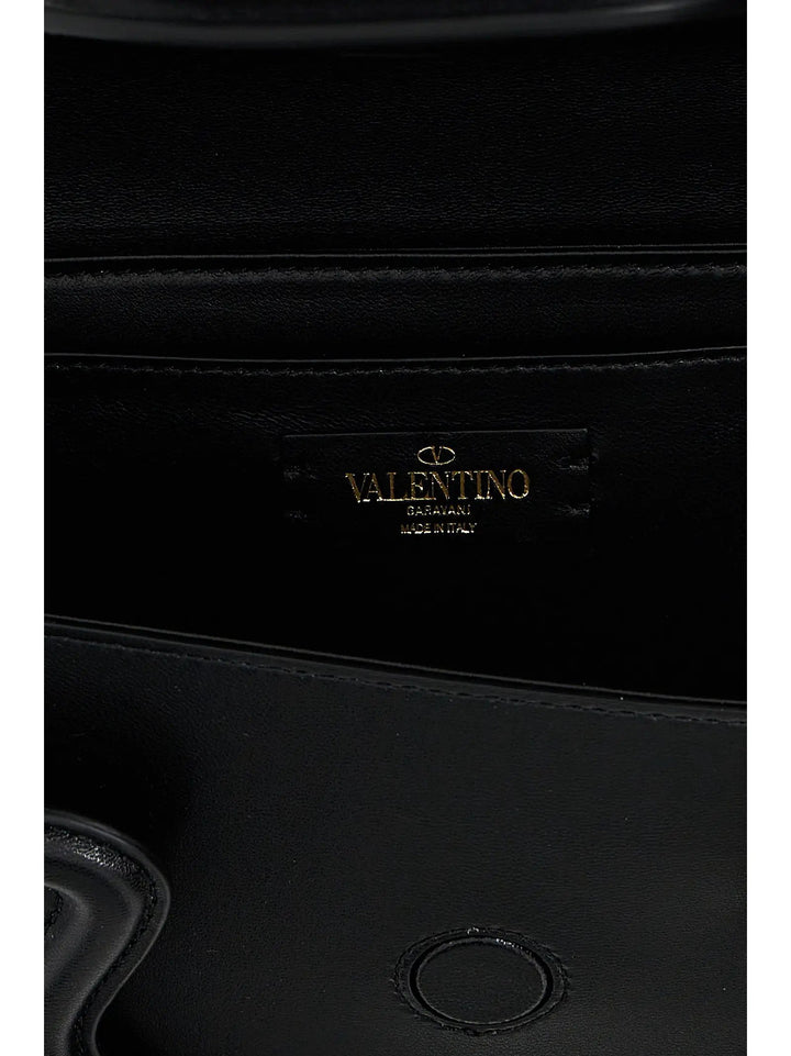 Valentino Garavani Black Leather Shoulder Bag