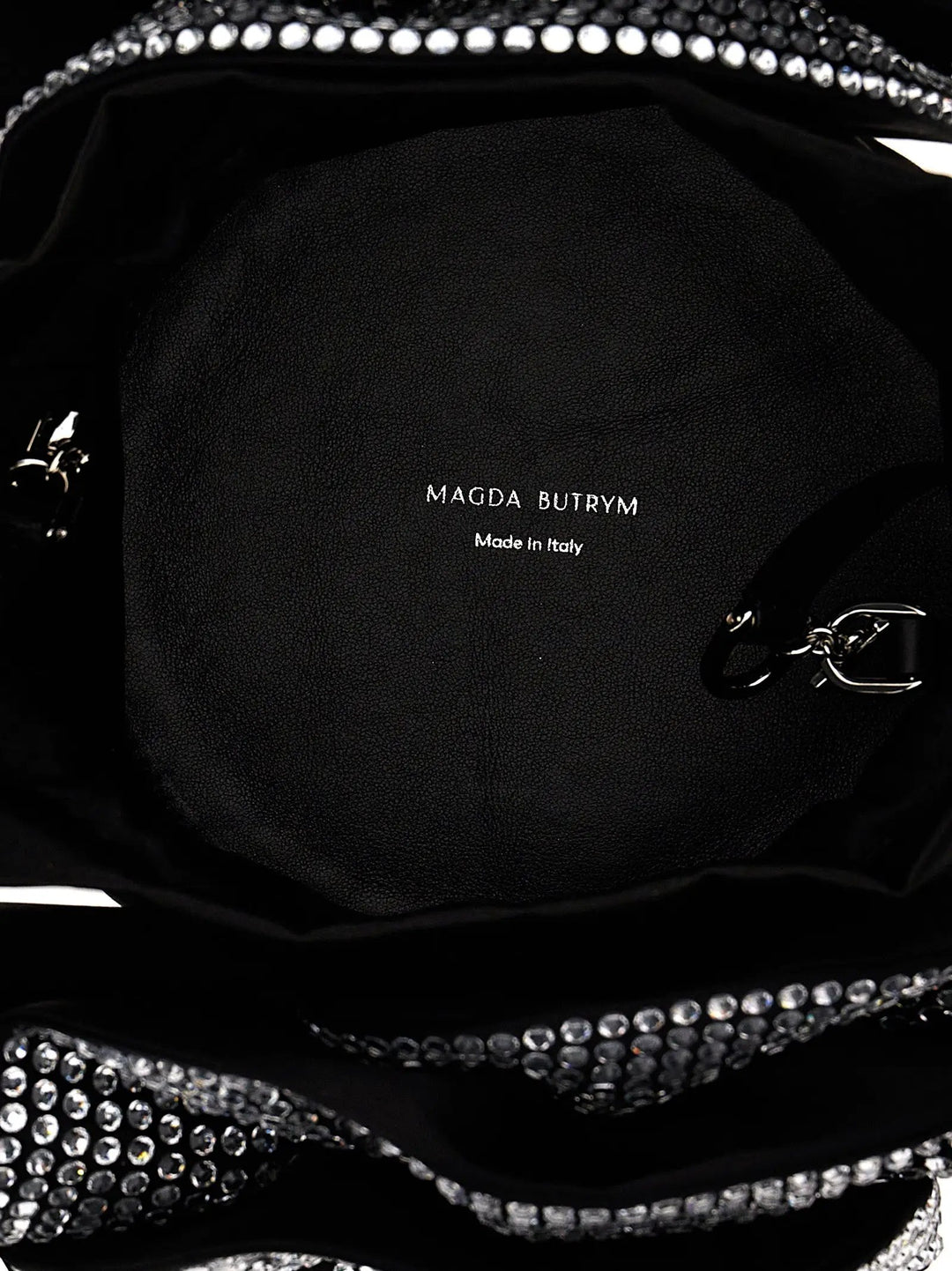Magda Butrym Black Viscose Crossbody Bag