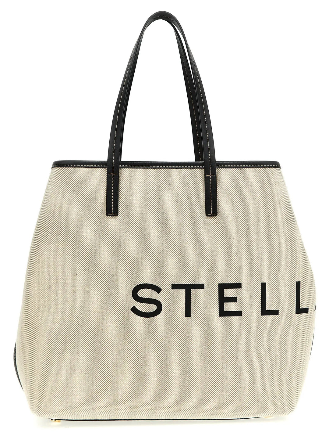 Stella McCartney Beige Cotton Tote Bag
