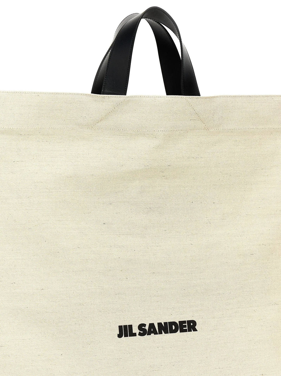 Jil Sander Bicolor Jute Tote Bag