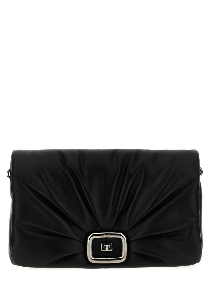 Roger Vivier Black Leather Shoulder Bag