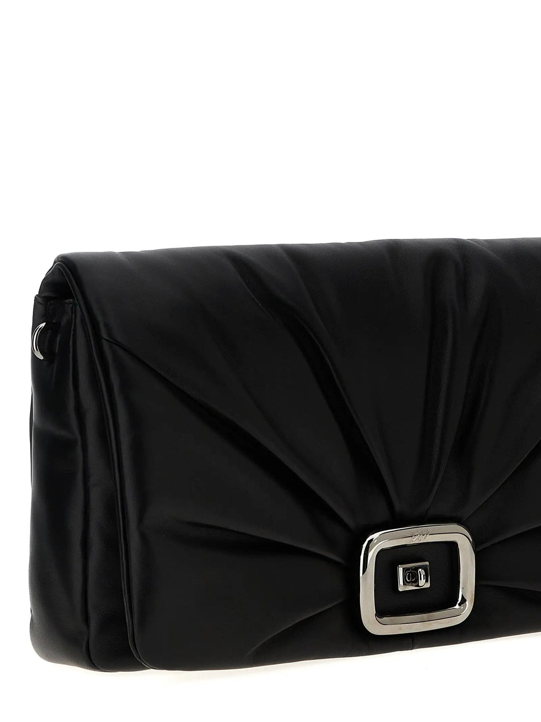 Roger Vivier Black Leather Shoulder Bag