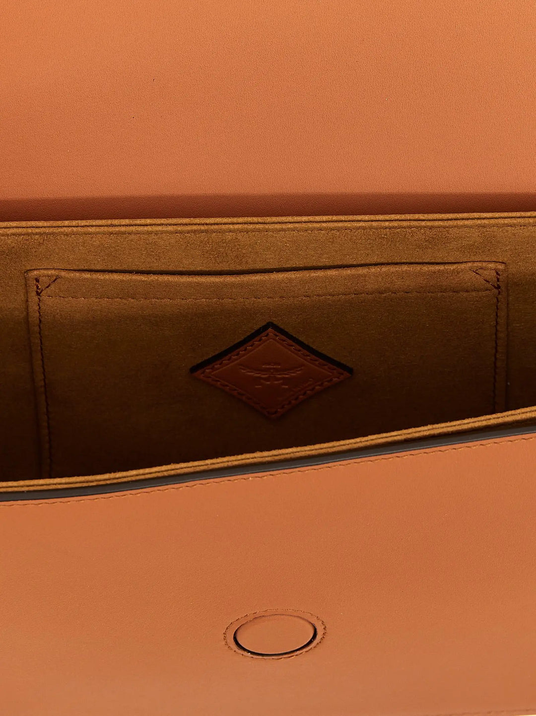 MCM Brown Calfskin Crossbody Bag