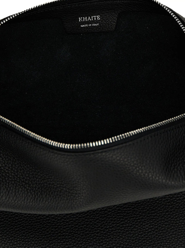 Khaite Black Calfskin Shoulder Bag
