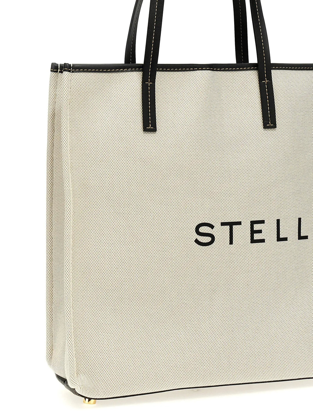 Stella McCartney Beige Cotton Tote Bag