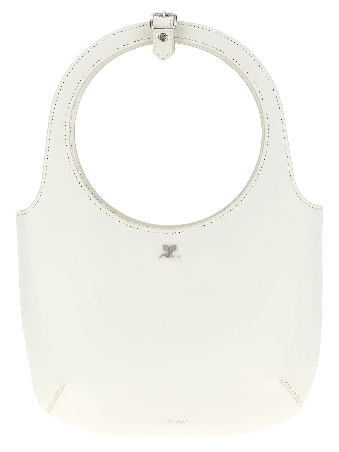 Courrèges White Calfskin Handbag