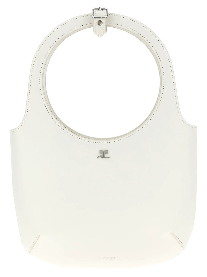 Courrèges White Calfskin Handbag