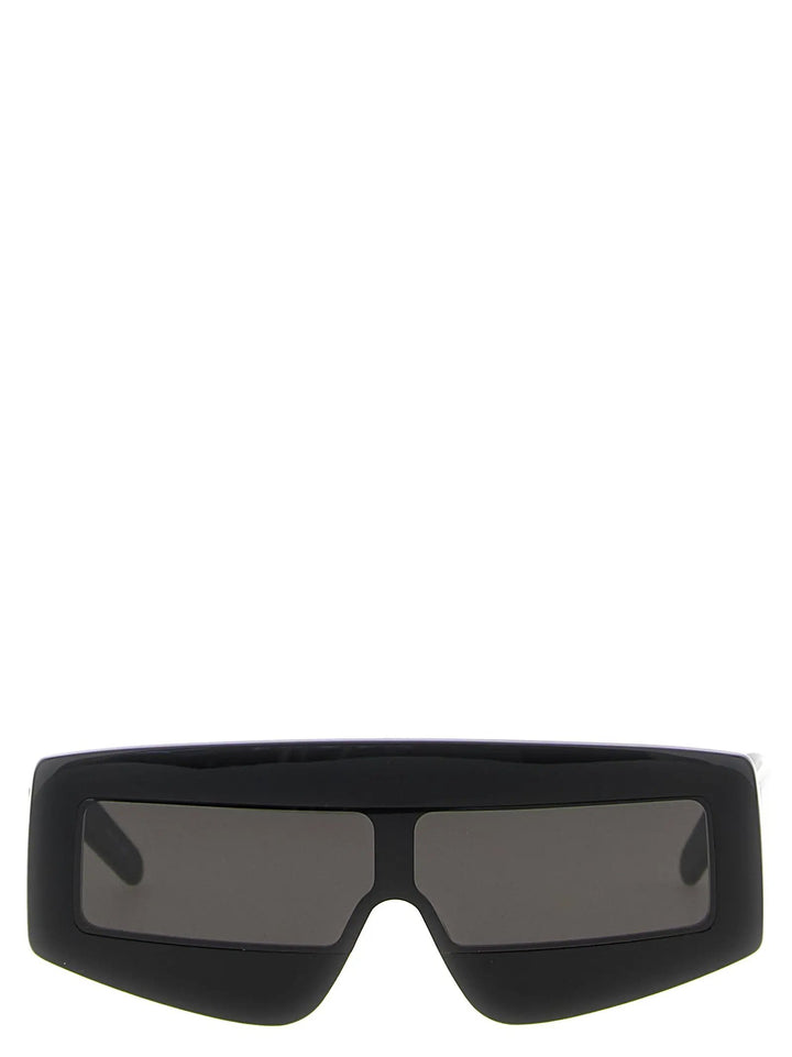 Rick Owens Black Acetate Sunglasses