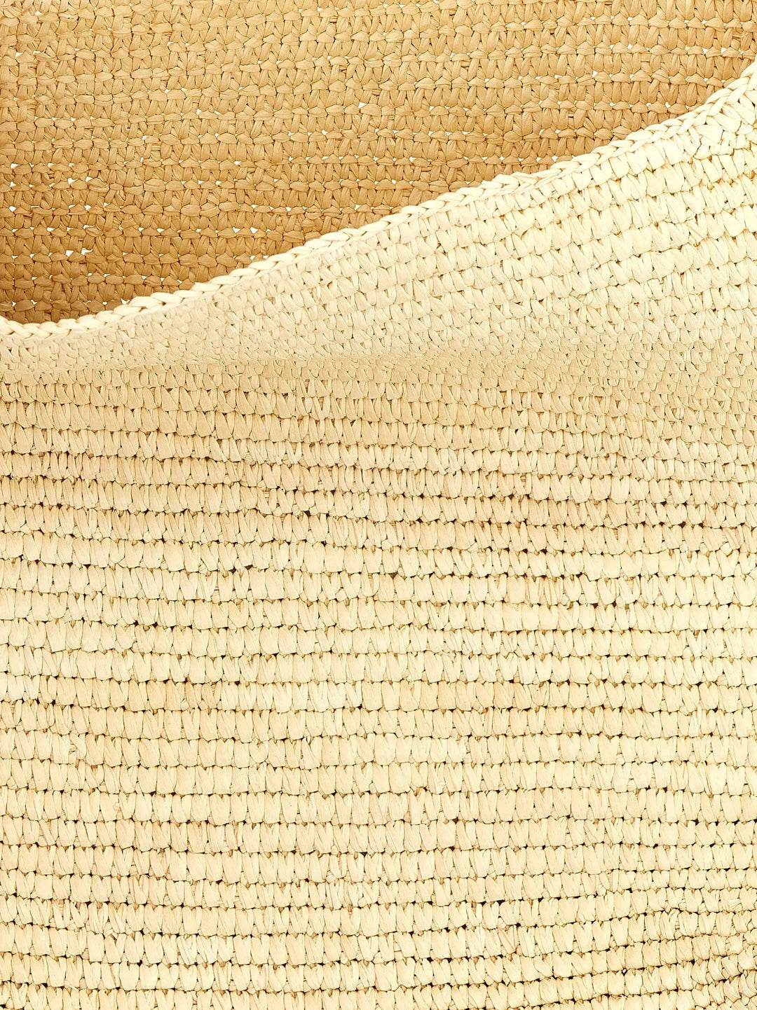 Maison Michel Brown Raffia Shoulder Bag
