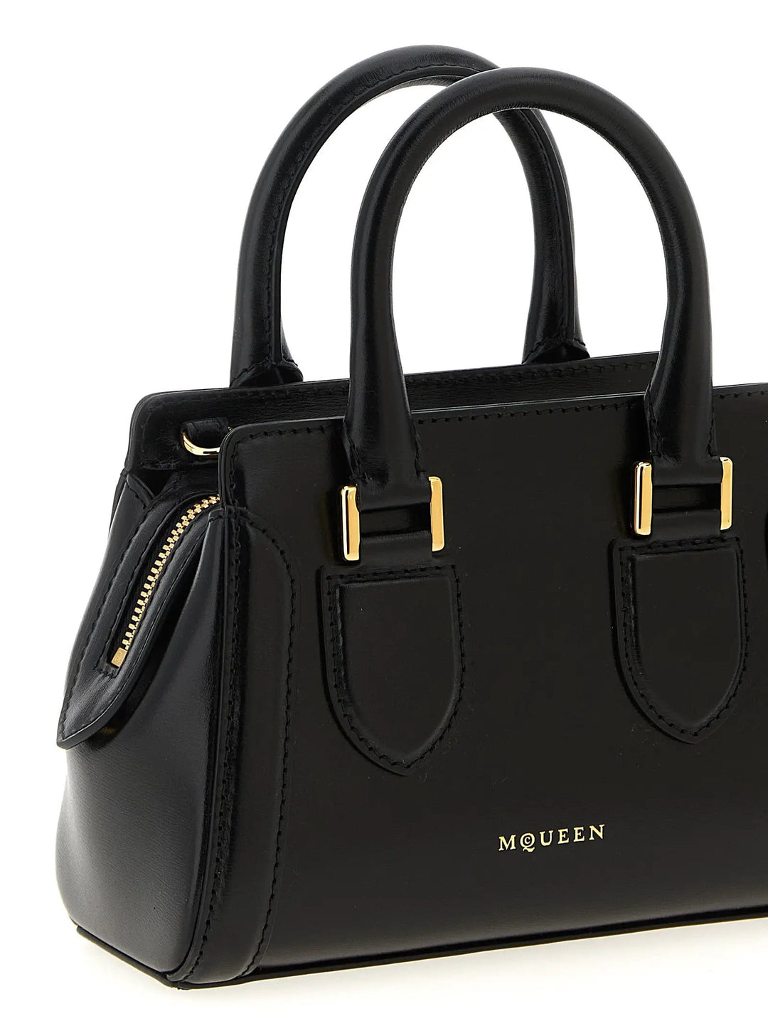 Alexander McQueen Black Calfskin Handbag