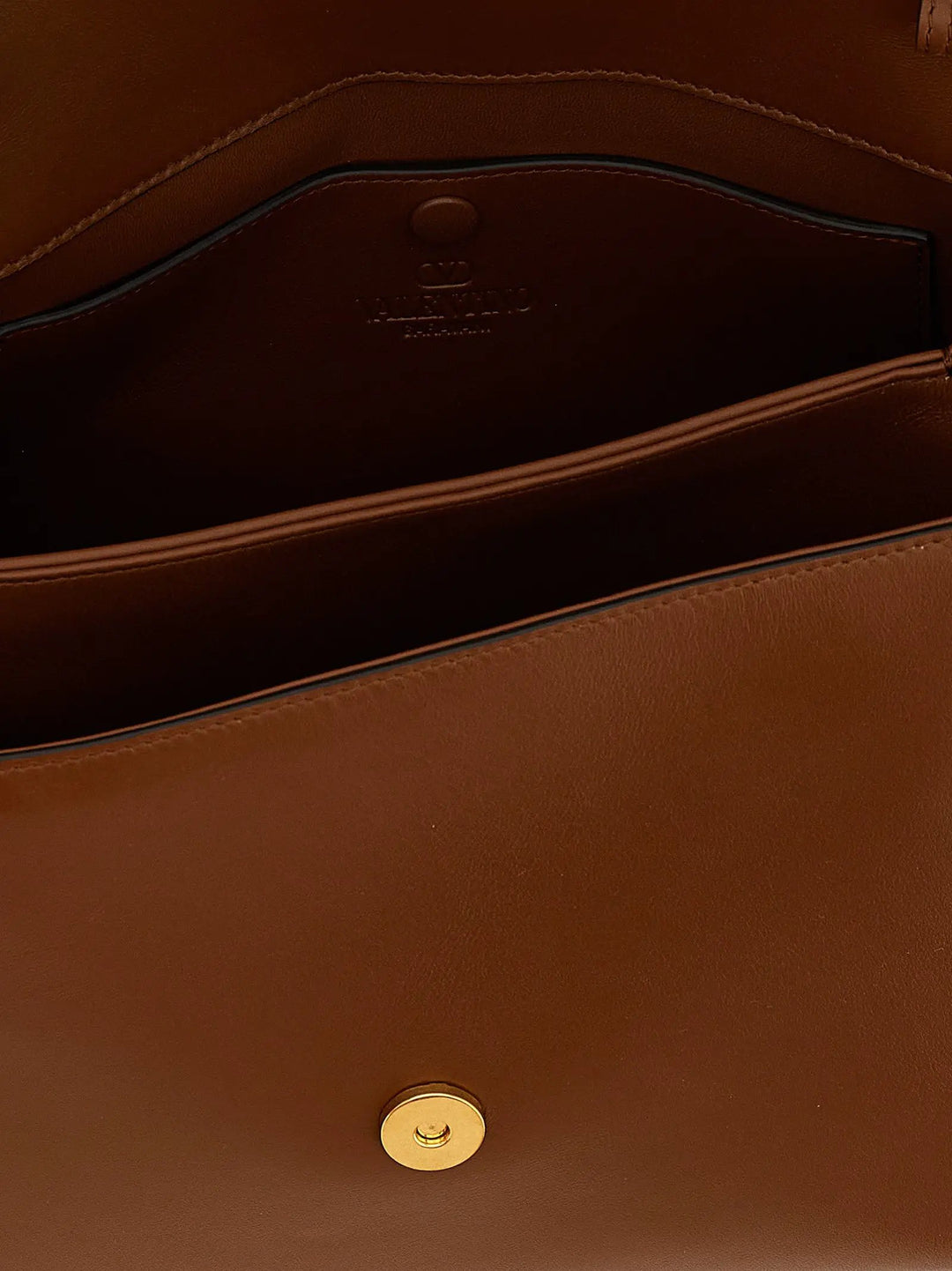 Valentino Garavani Brown Calfskin Handbag