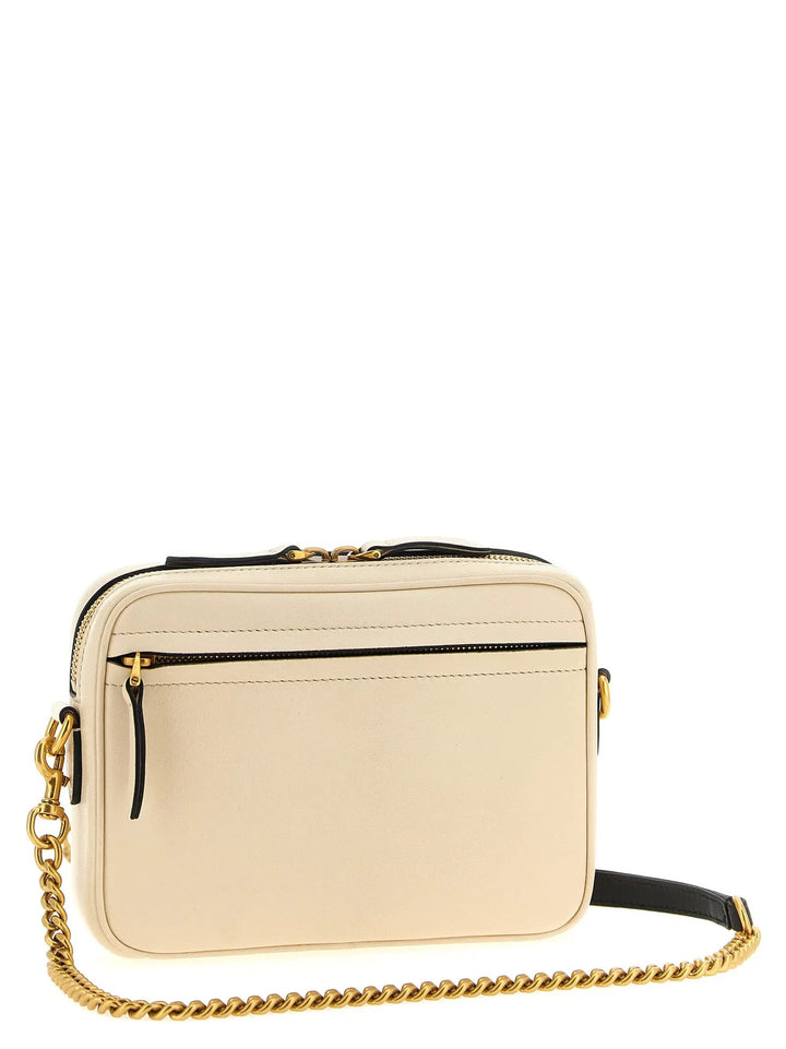 Valentino Garavani Bicolor Lamb Leather Crossbody Bag