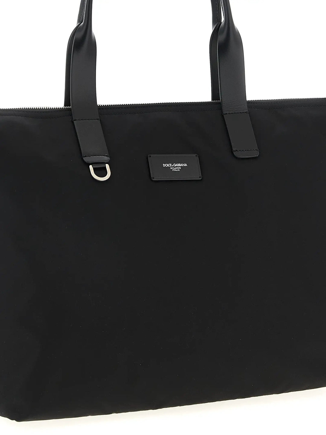 Dolce &amp; Gabbana Black Polyamide Tote Bag