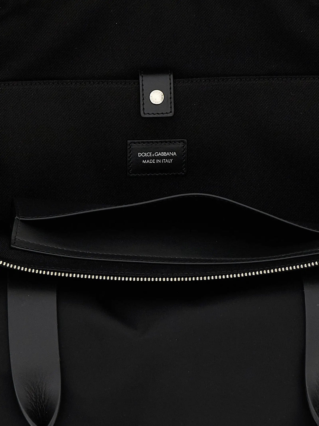 Dolce &amp; Gabbana Black Polyamide Tote Bag