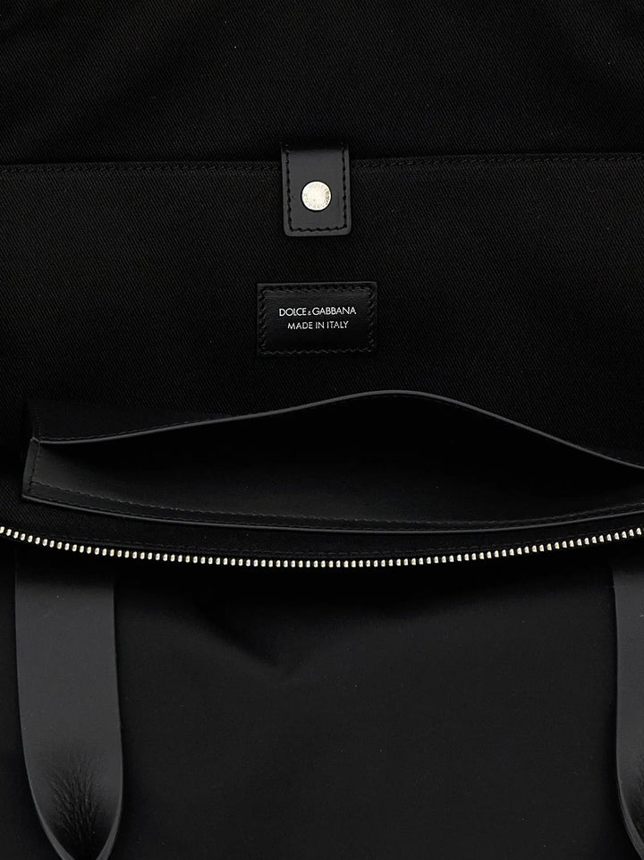 Dolce &amp; Gabbana Black Polyamide Tote Bag